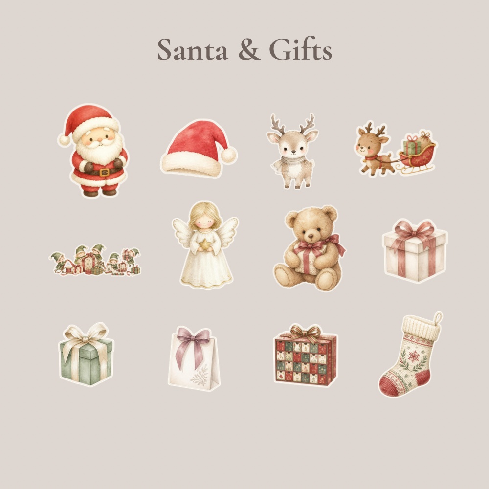 Christmas Digital Stickers