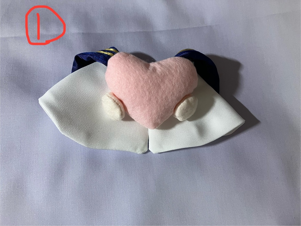 セーラーカラー抱きしめポンチョ