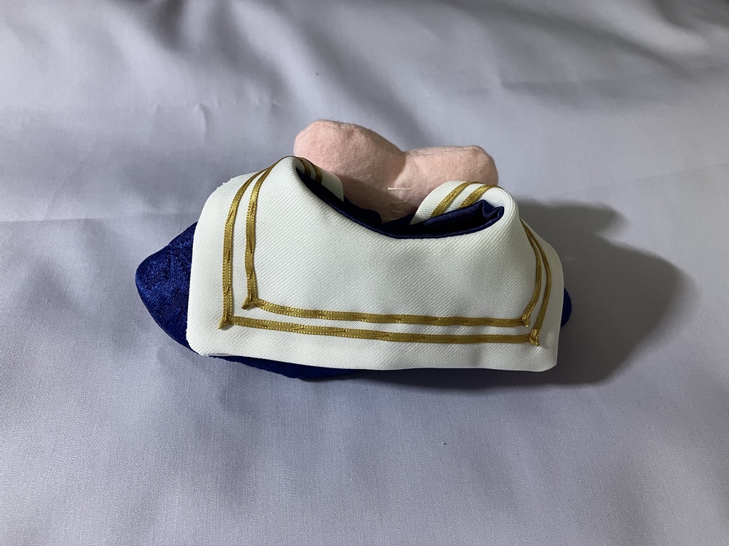 セーラーカラー抱きしめポンチョ
