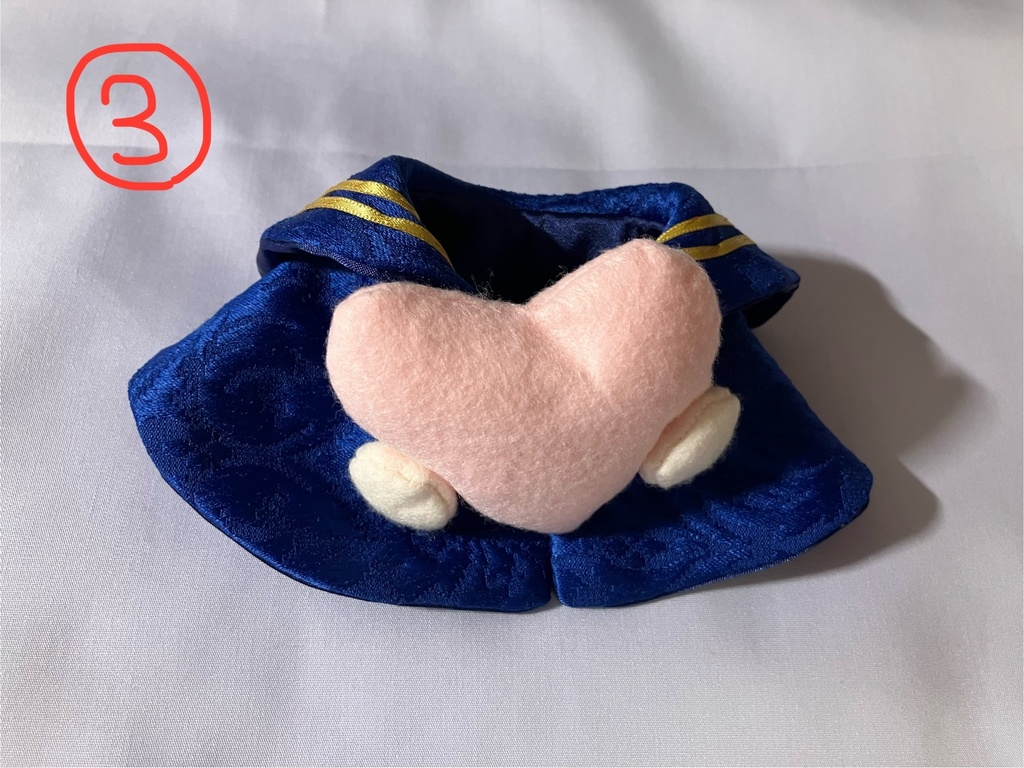 セーラーカラー抱きしめポンチョ