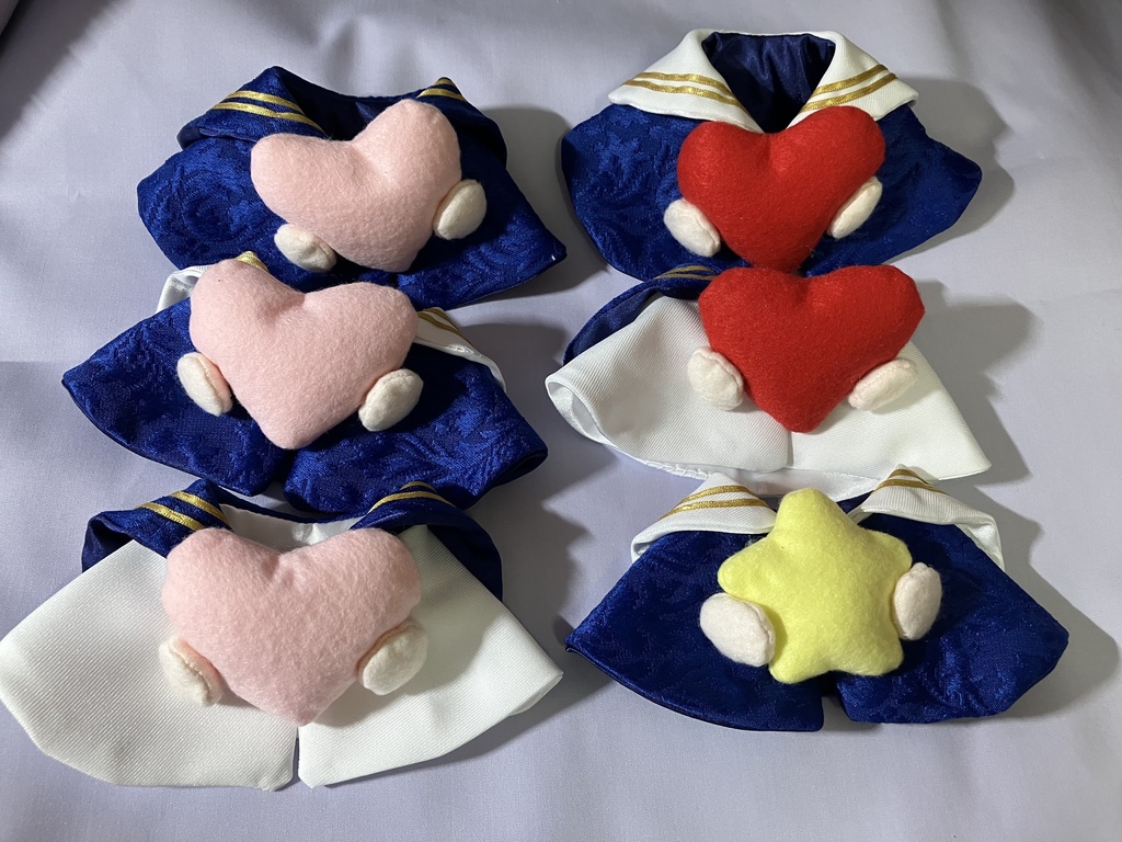 セーラーカラー抱きしめポンチョ