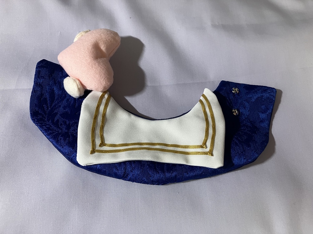 セーラーカラー抱きしめポンチョ