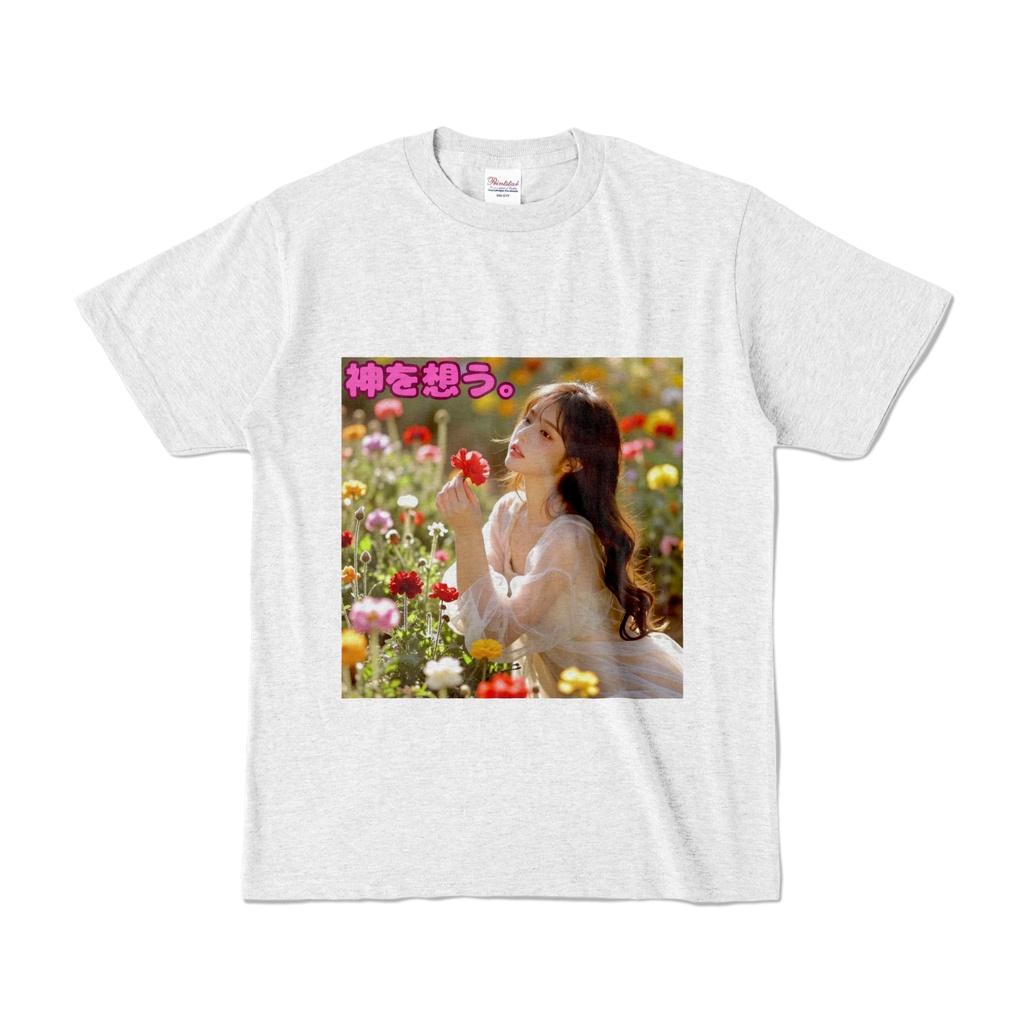 神を想う。Tシャツ　アッシュ（KO-012）
