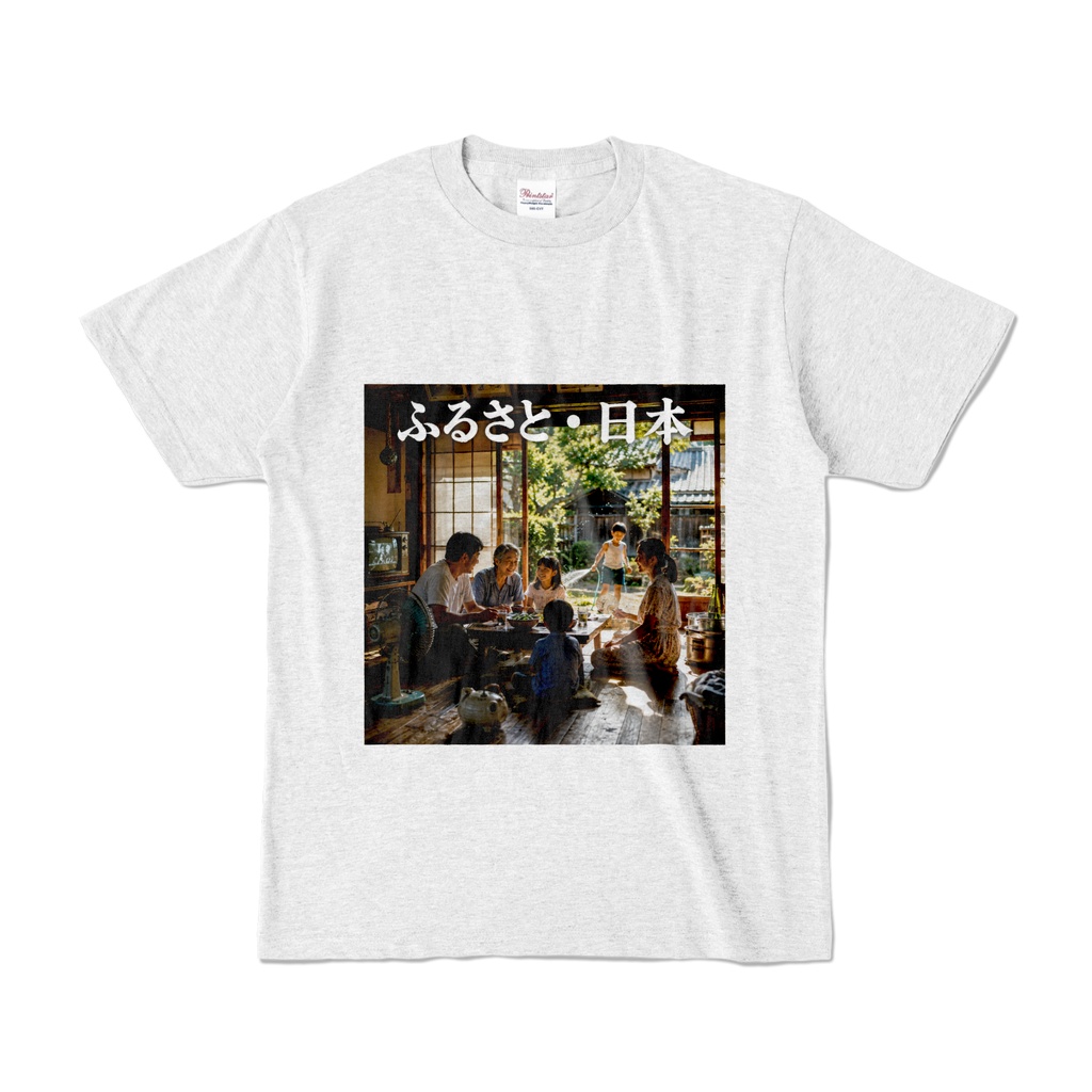 ふるさと日本 Tシャツ アッシュ(FN-013)
