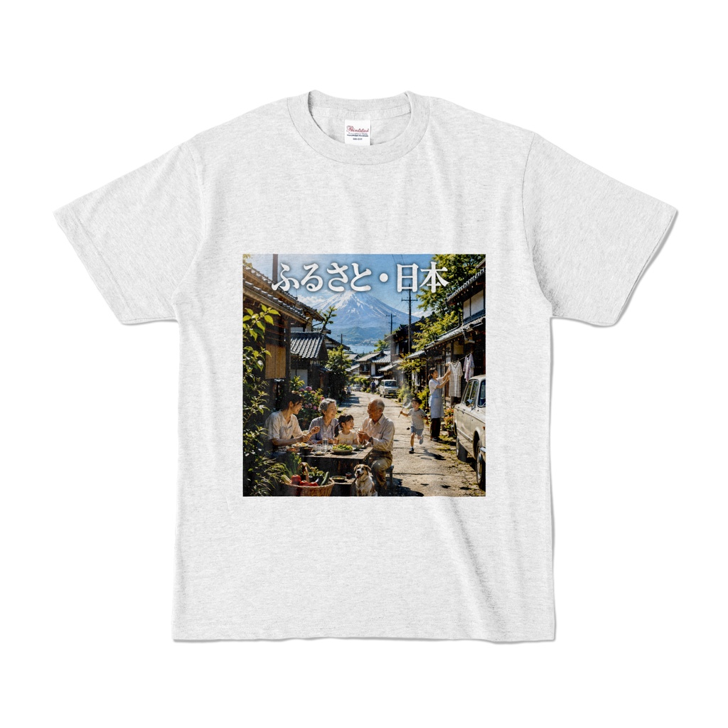 ふるさと日本　Tシャツ　アッシュ（FN-014）