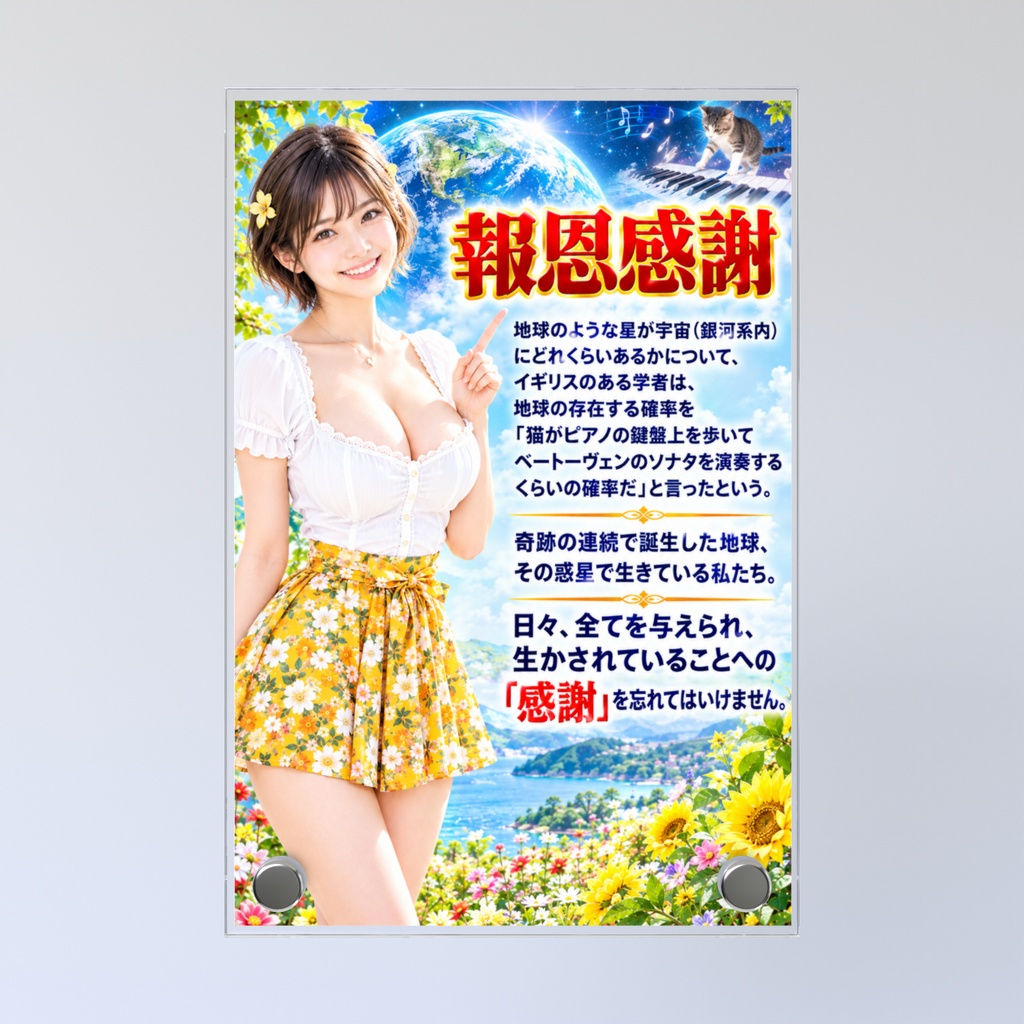 報恩感謝 アクリルフォトパネル(APHK-001)