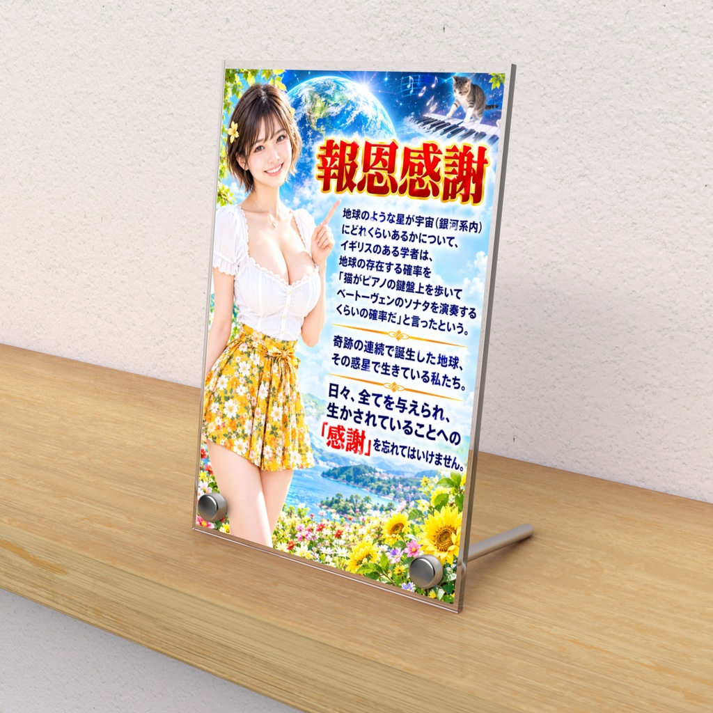 報恩感謝　アクリルフォトパネル（APHK-001）