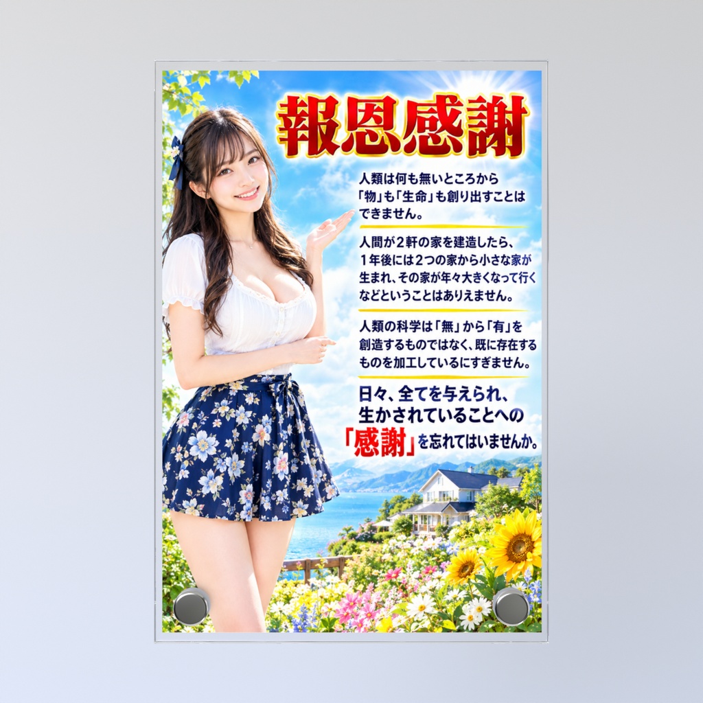 報恩感謝 アクリルフォトパネル(APHK-003)