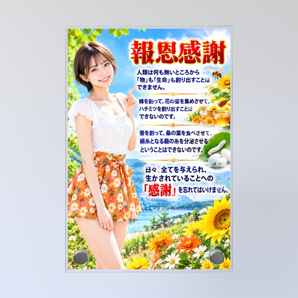 報恩感謝 アクリルフォトパネル(APHK-005)