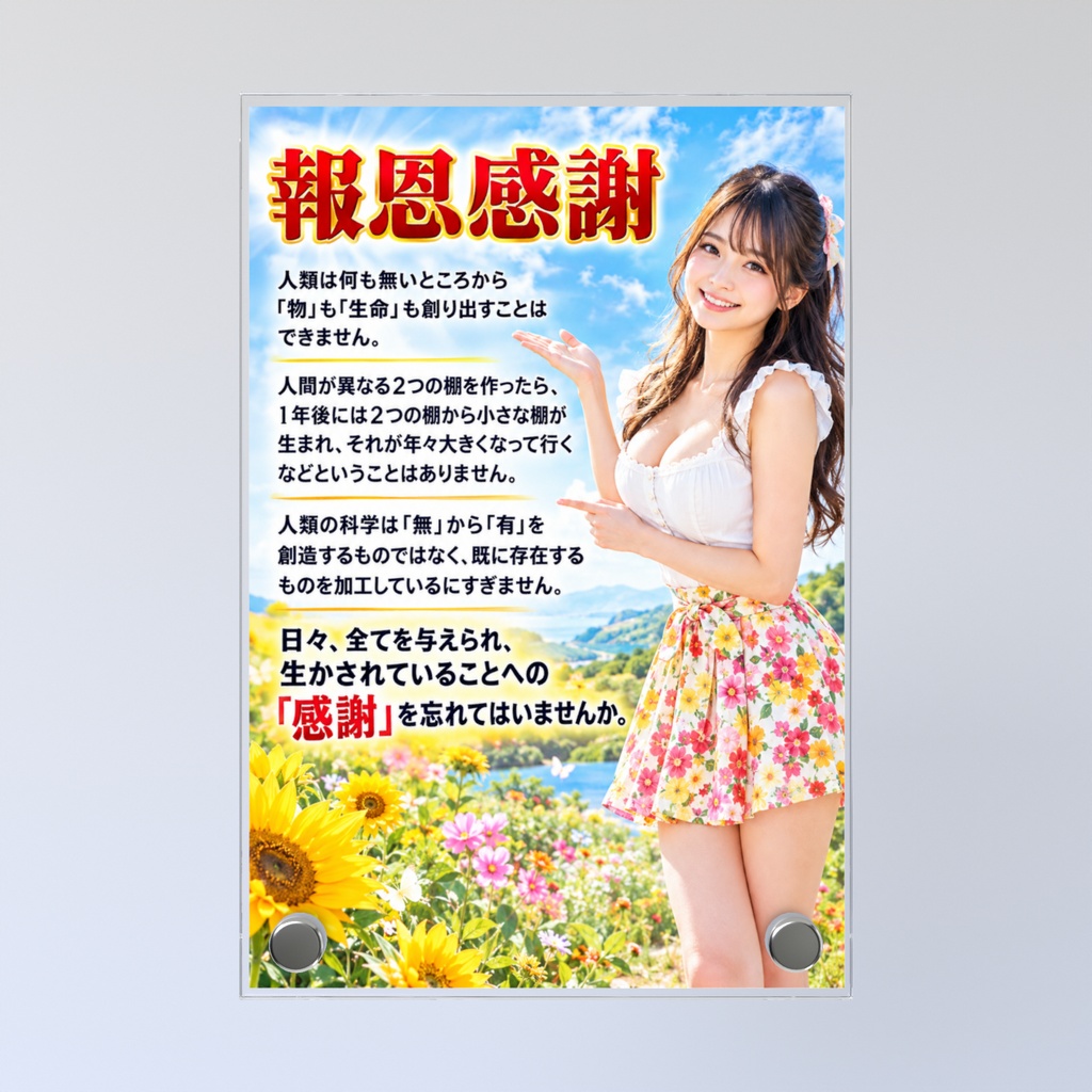 報恩感謝 アクリルフォトパネル(APHK-008)