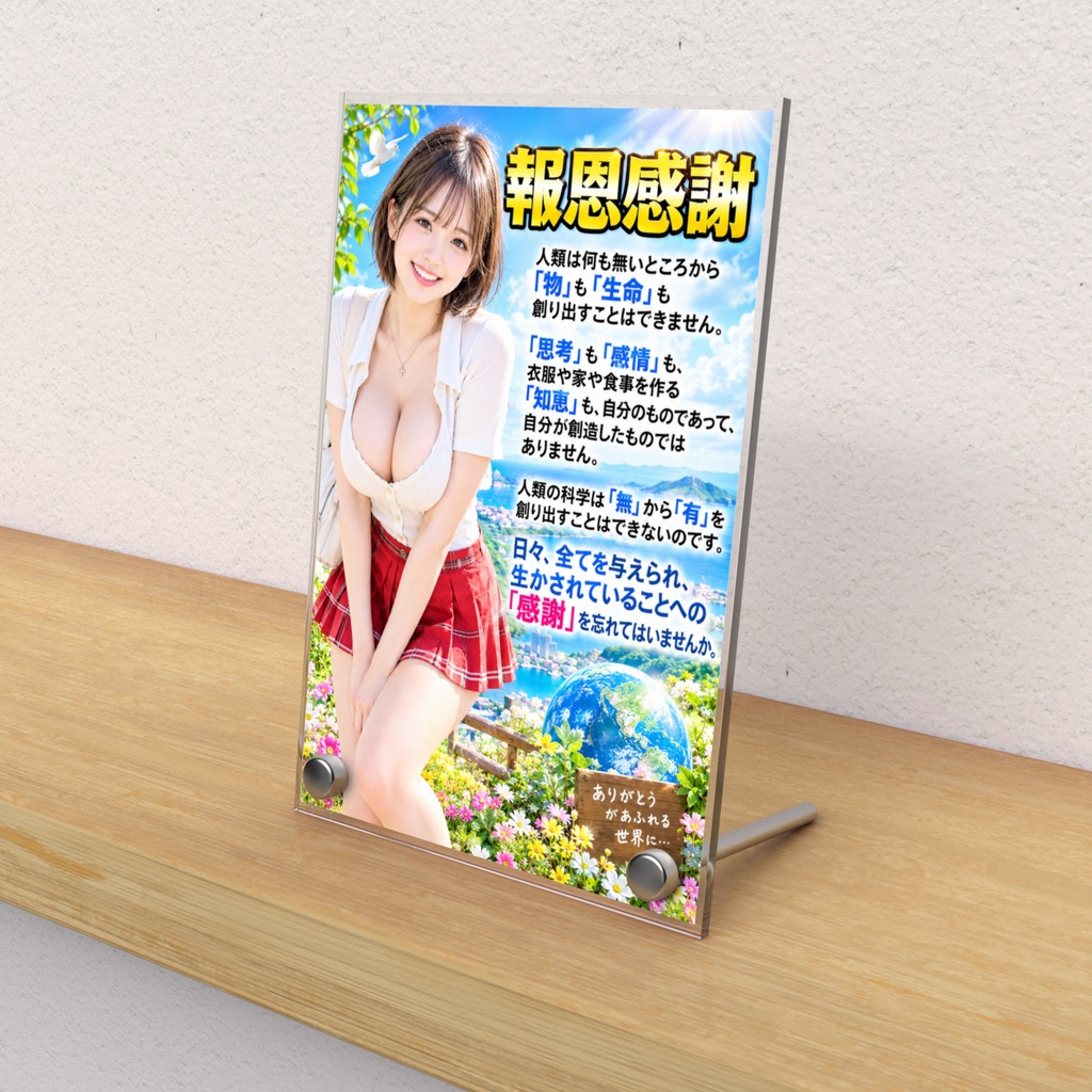 報恩感謝 アクリルフォトパネル(APHK-009)
