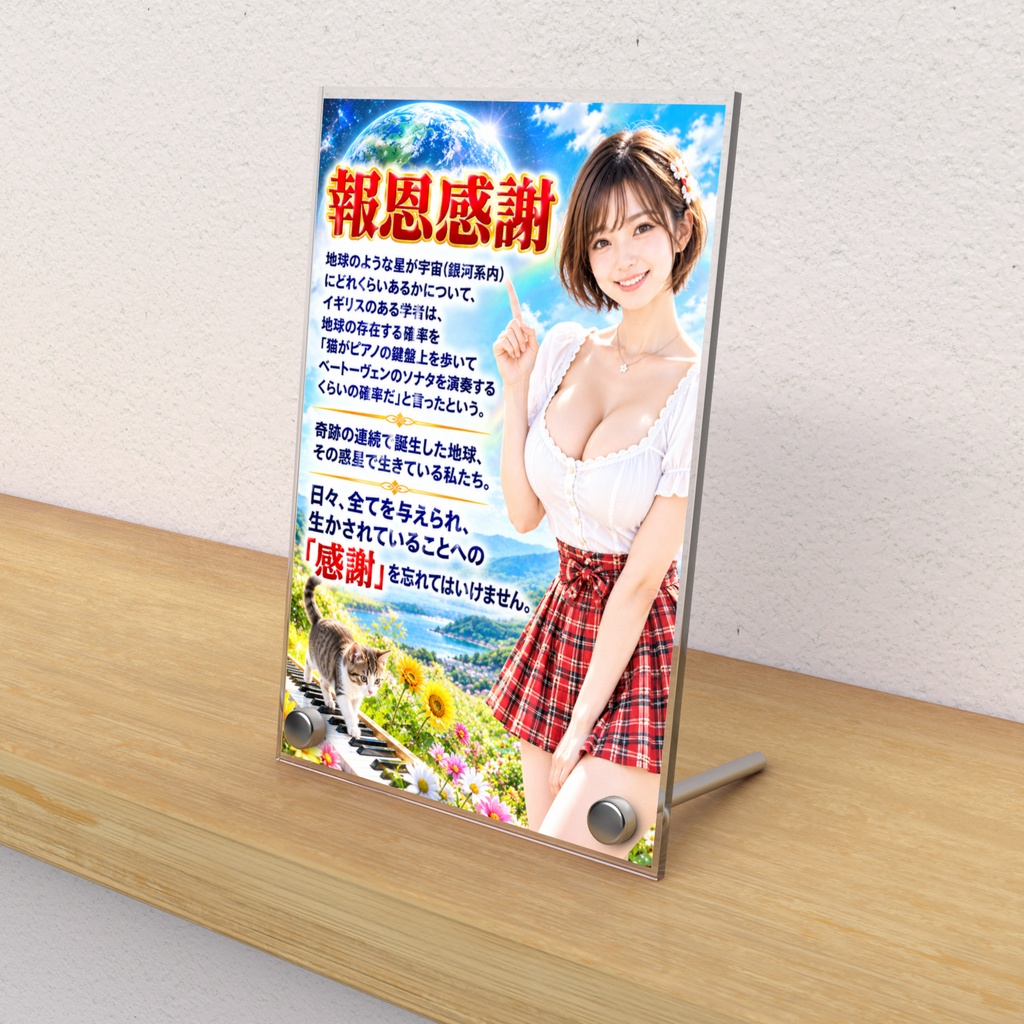 報恩感謝　アクリルフォトパネル（APHK-013）