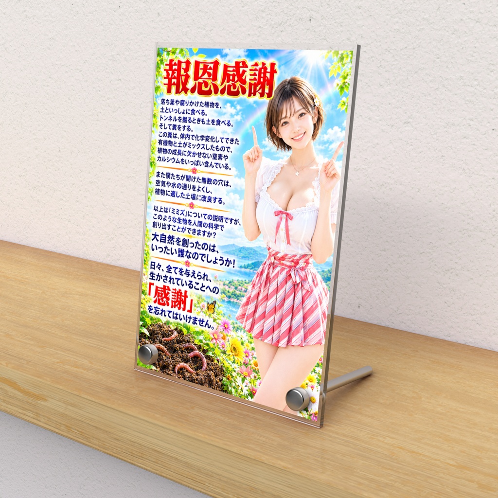 報恩感謝　アクリルフォトパネル（APHK-017）
