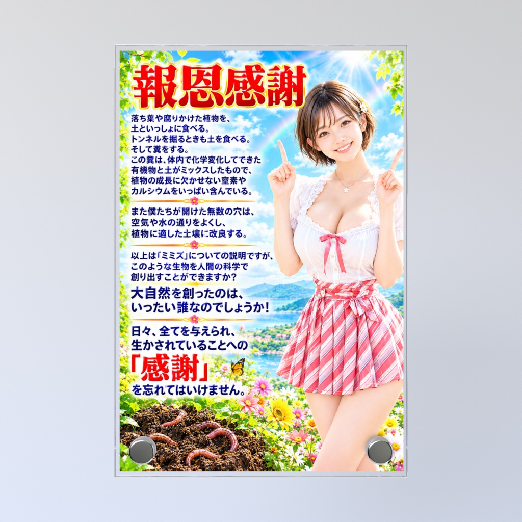報恩感謝 アクリルフォトパネル(APHK-017)