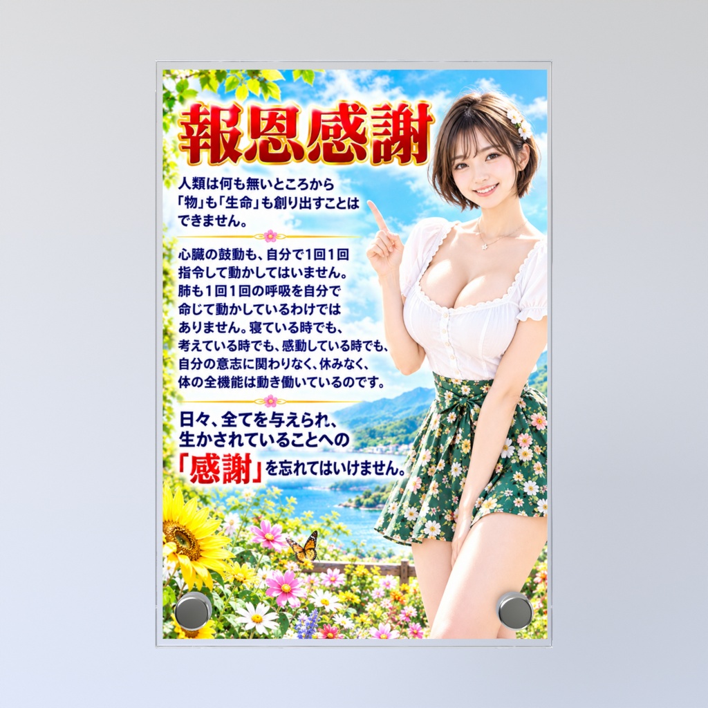 報恩感謝 アクリルフォトパネル(APHK-019)