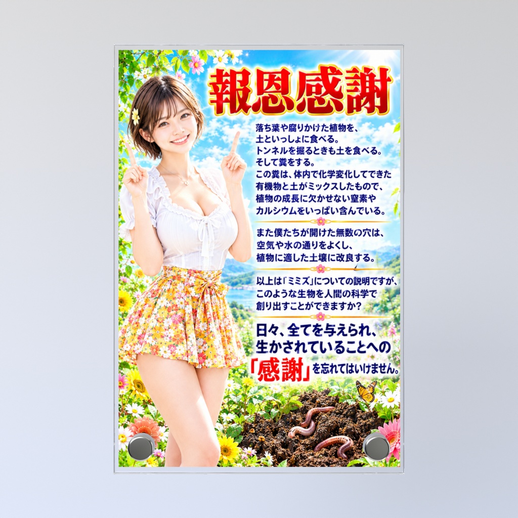報恩感謝 アクリルフォトパネル(APHK-022)