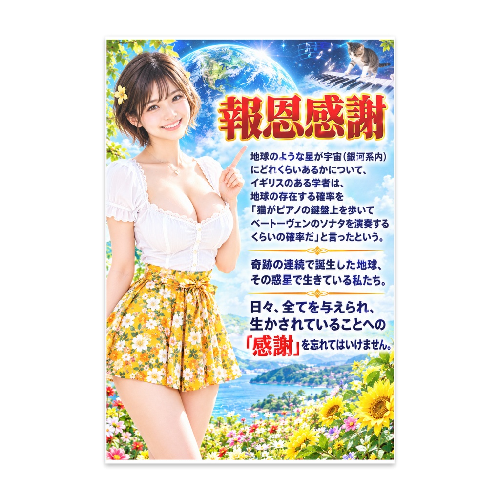 報恩感謝　ポストカード（PCHKM-001）