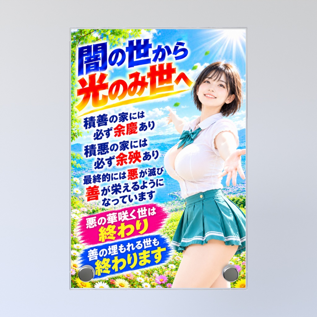闇の世から光のみ世へ アクリルフォトパネル(APPYHM-020)