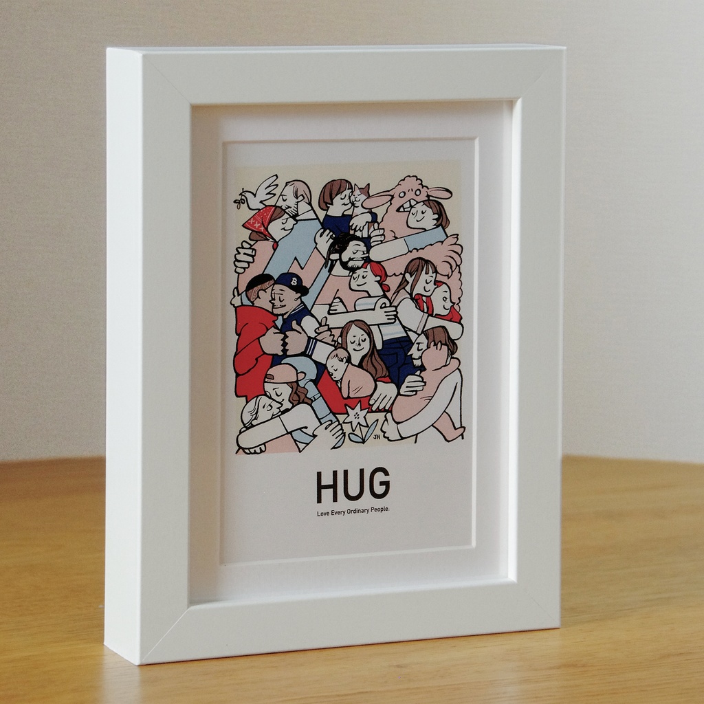 HUG ポストカード額装セット