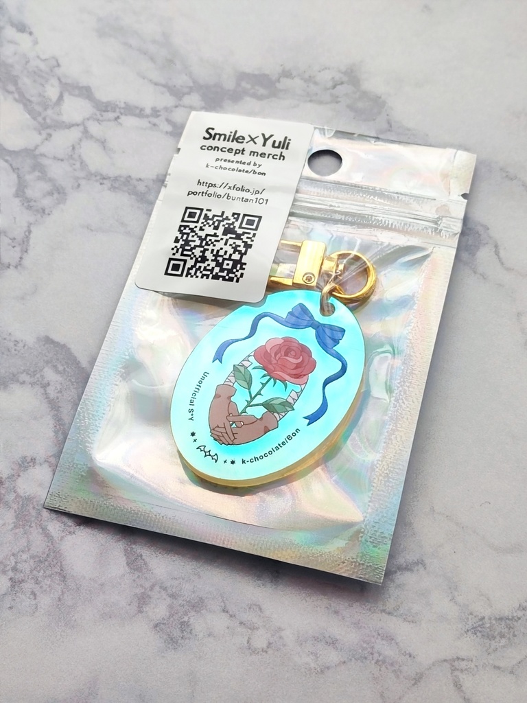 【オーロラ】スマユリ概念アクリルキーホルダー