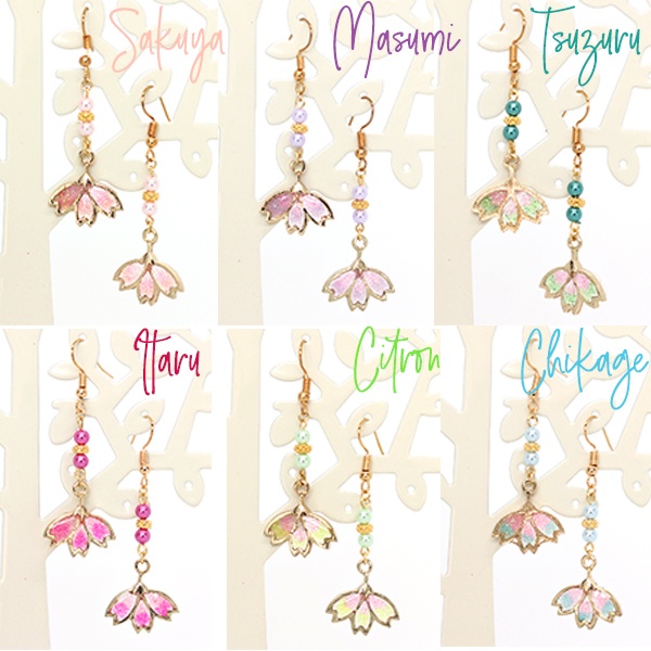 A3!/エースリー 春組イメージ 開花前 サクラピアス イヤリングに変更可