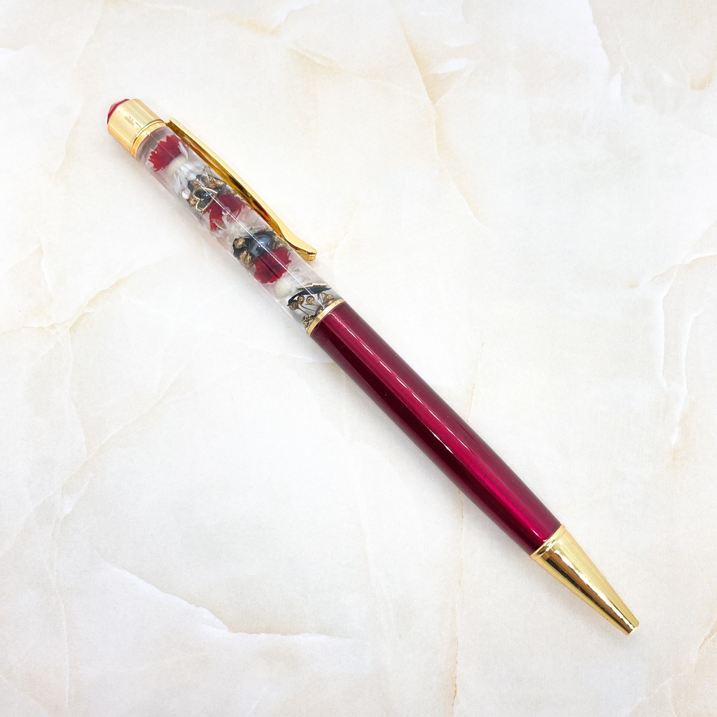 ツイステ イメージ ハーバリウム ボールペン 〜ハートの女王のお茶会