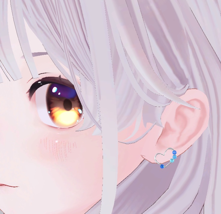 ハートのアクセサリー