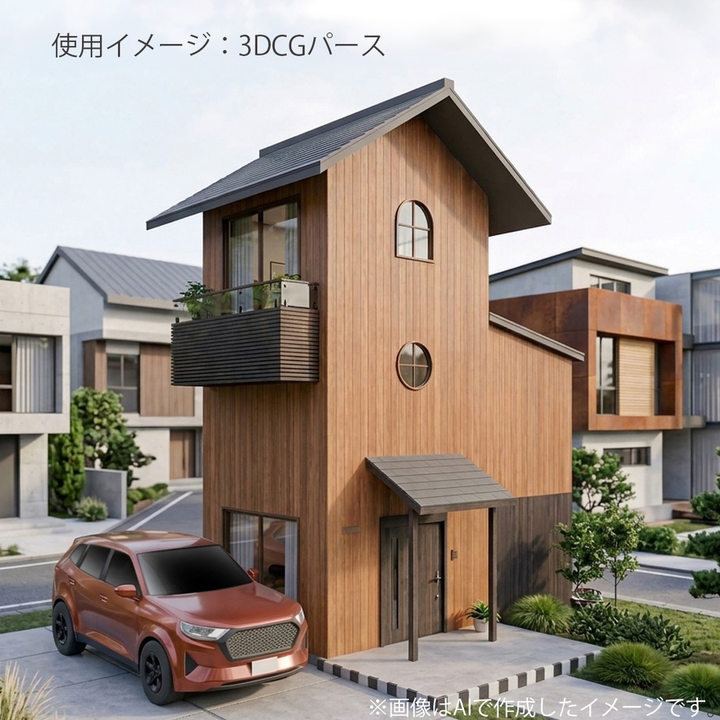 【意匠法改正対策済】3D MODEL オリジナルデザイン 中型サイズ SUV