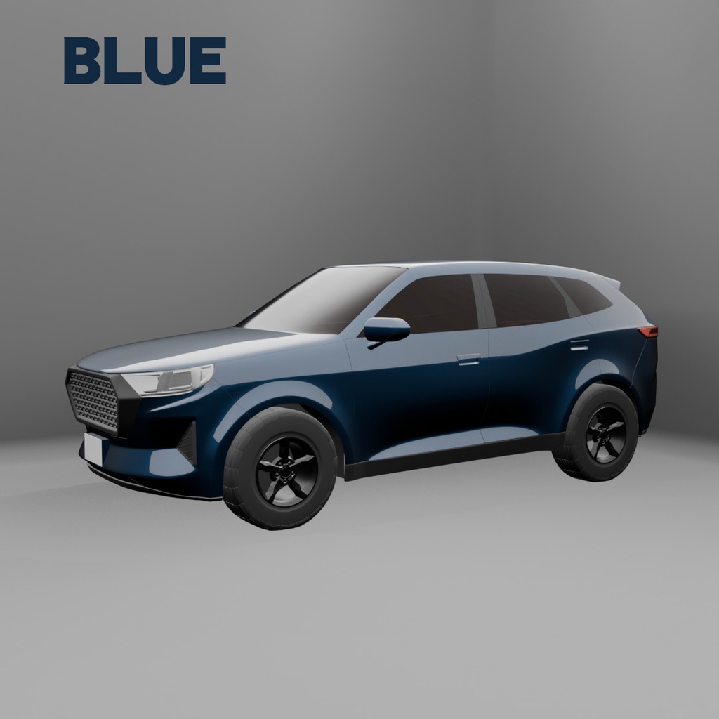 【意匠法改正対策済】3D MODEL オリジナルデザイン 中型サイズ SUV