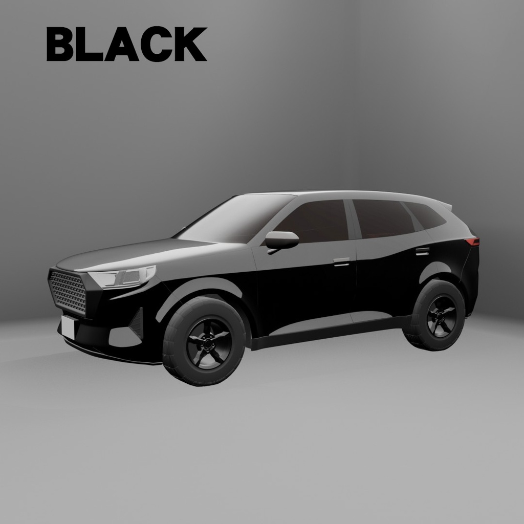 【意匠法改正対策済】3D MODEL オリジナルデザイン 中型サイズ SUV