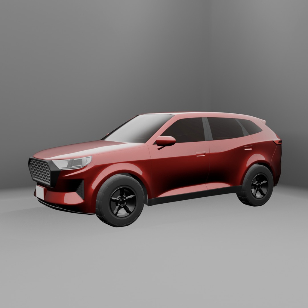 【意匠法改正対策済】3D MODEL オリジナルデザイン 中型サイズ SUV