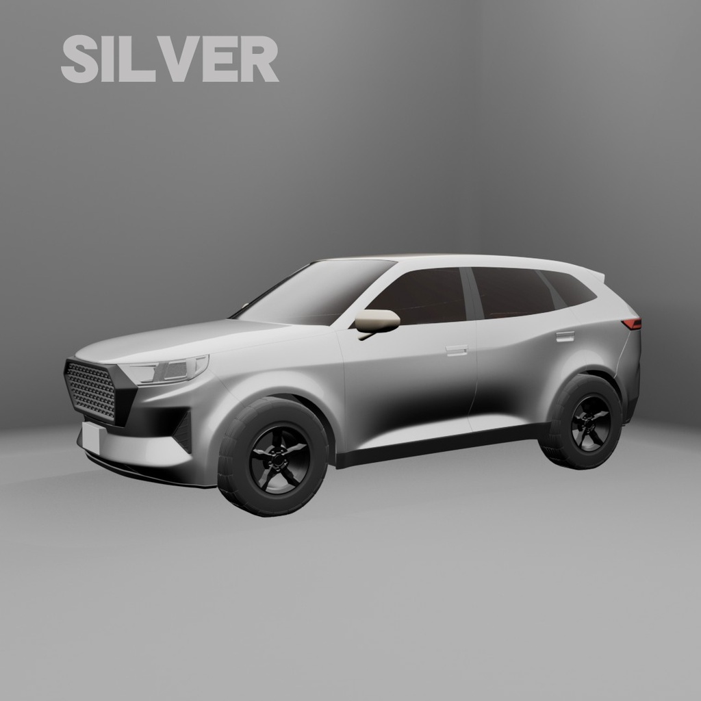 【意匠法改正対策済】3D MODEL オリジナルデザイン 中型サイズ SUV