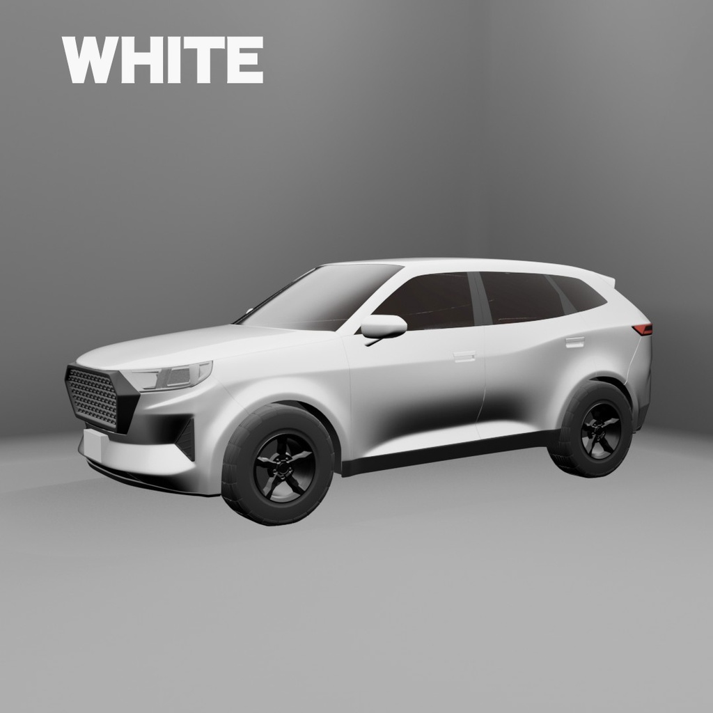 【意匠法改正対策済】3D MODEL オリジナルデザイン 中型サイズ SUV