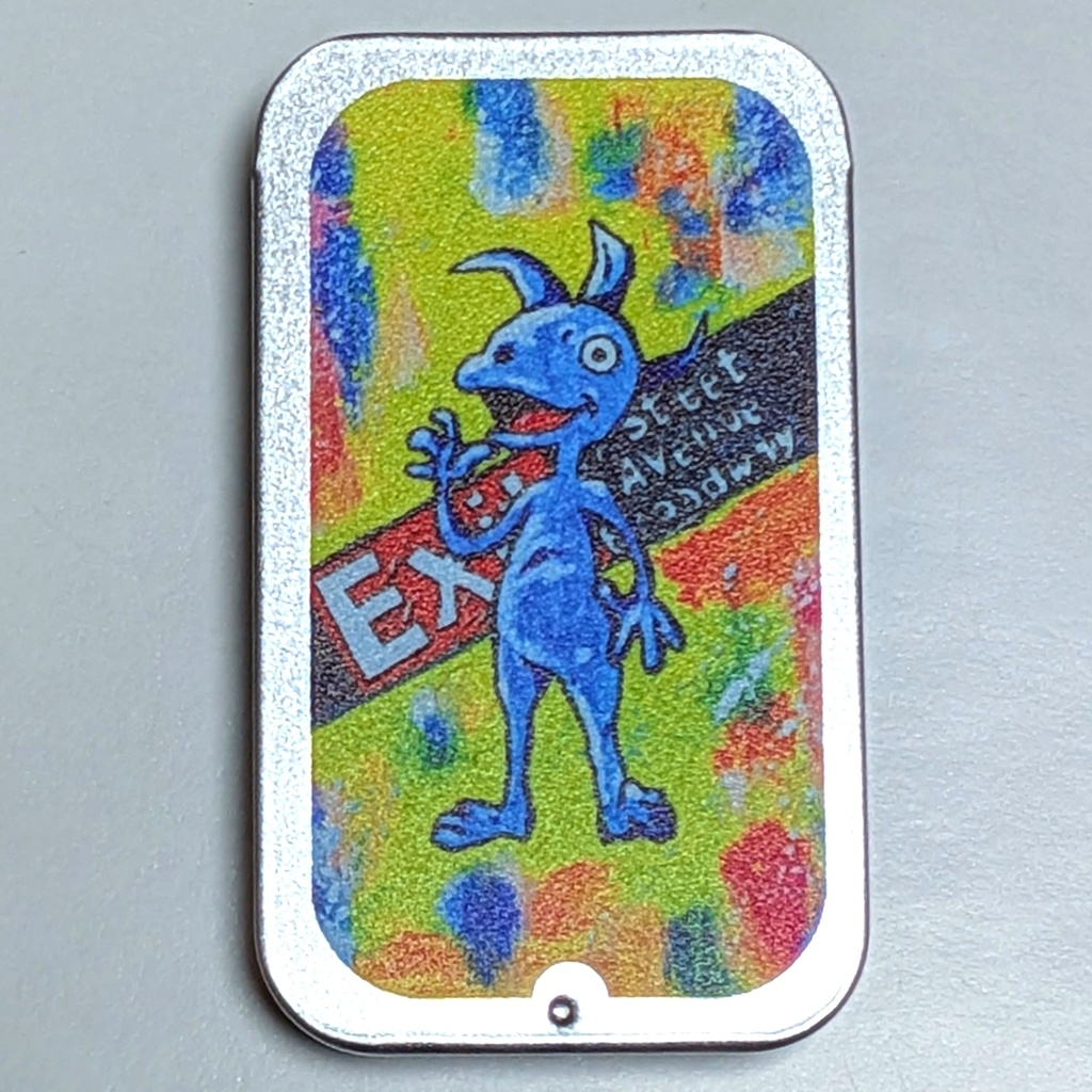 Blu キャラクター缶ケース 小物入れ スライド缶