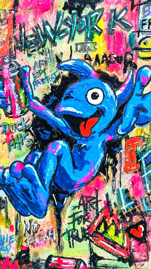 Blu was here
