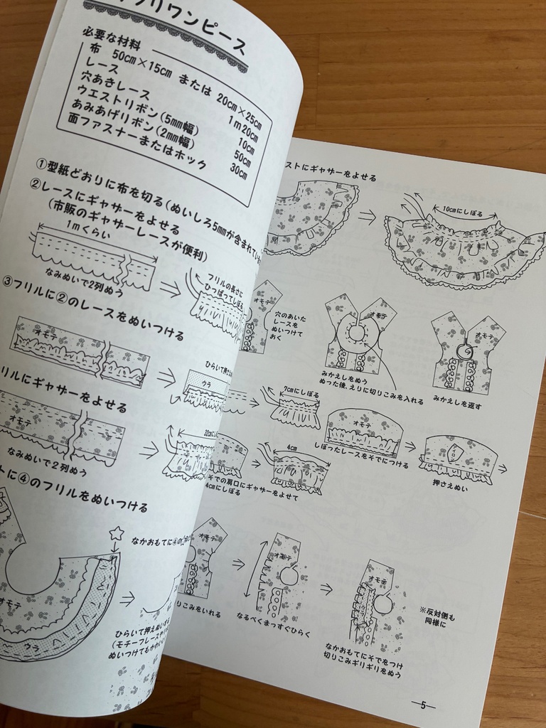 小さいドールとあそぼう〜たのしい手作り服〜