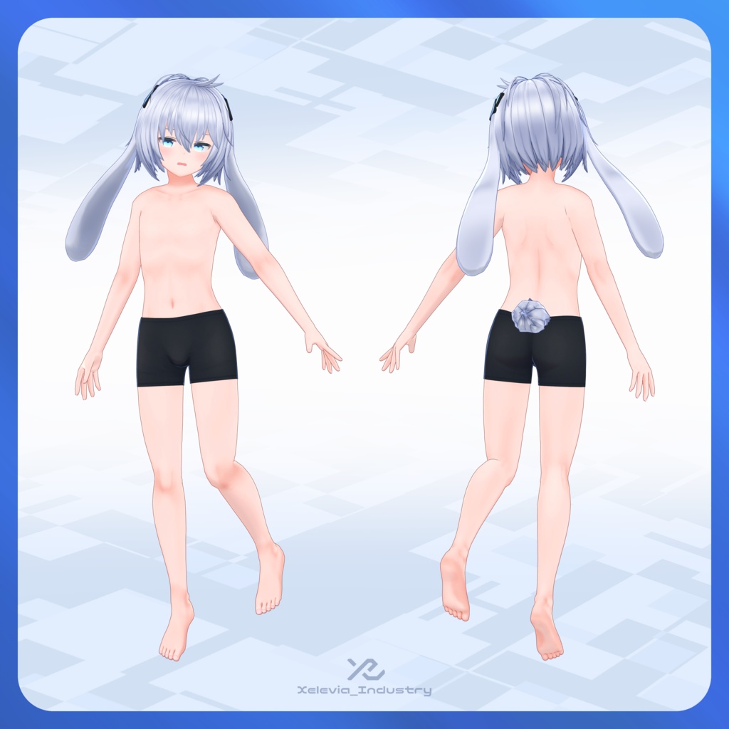 オリジナル3Dモデル『ネージュ』