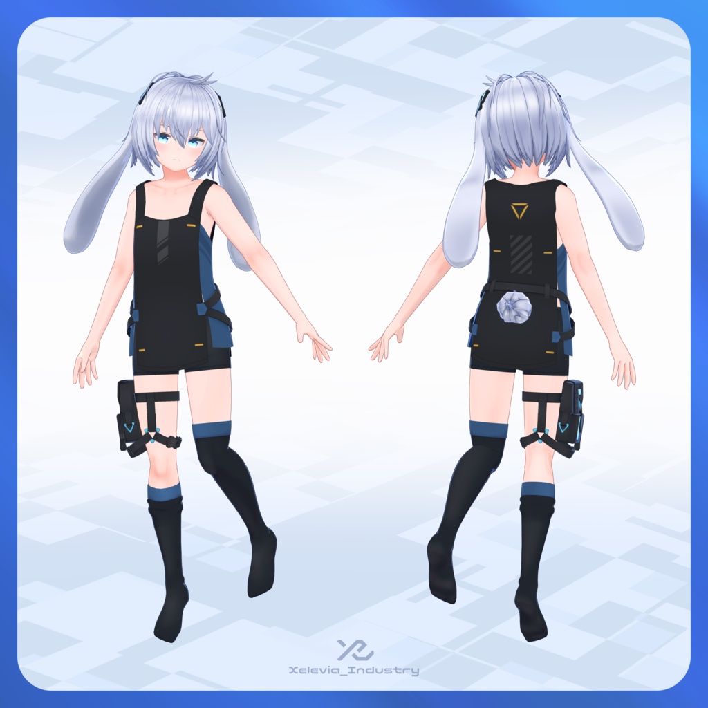 オリジナル3Dモデル『ネージュ』