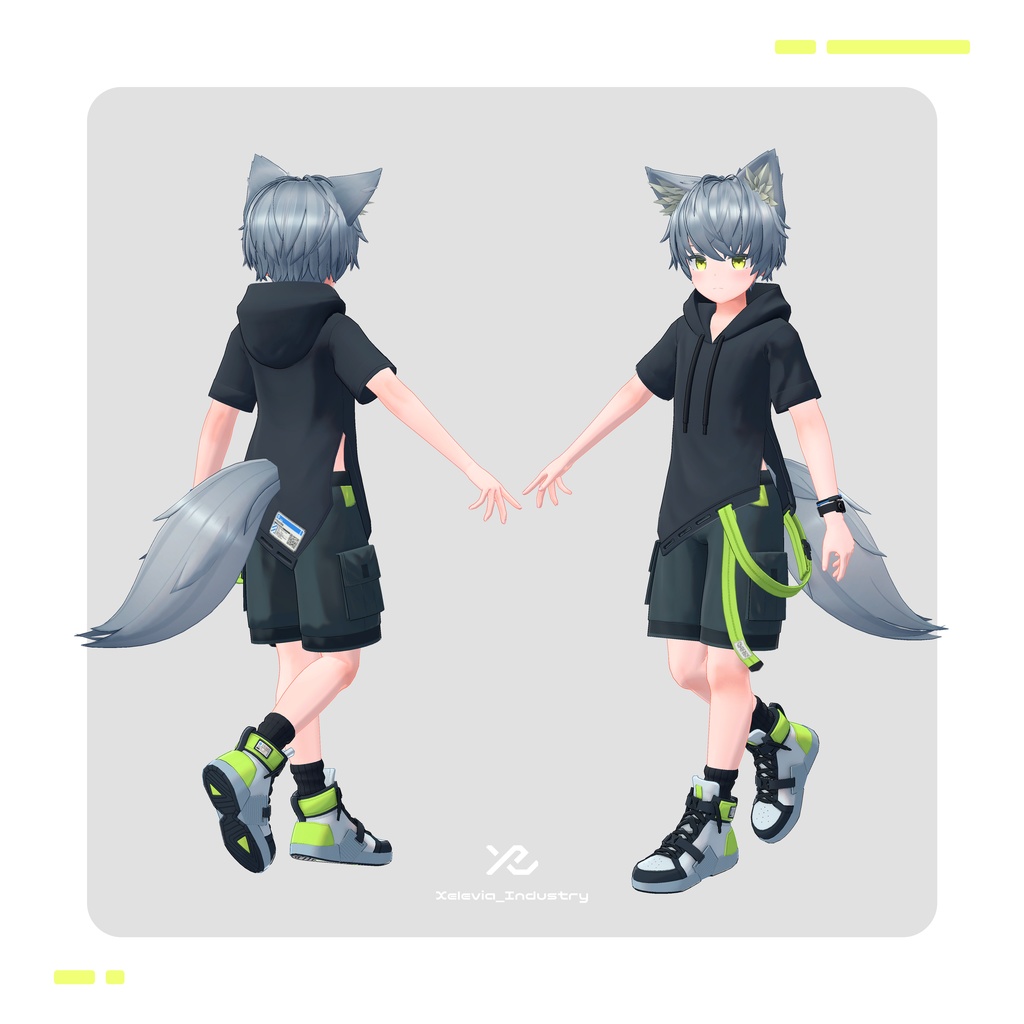 オリジナル3Dモデル『ネビア』