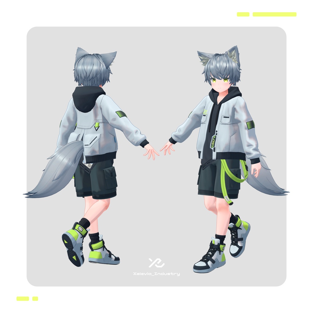 オリジナル3Dモデル『ネビア』