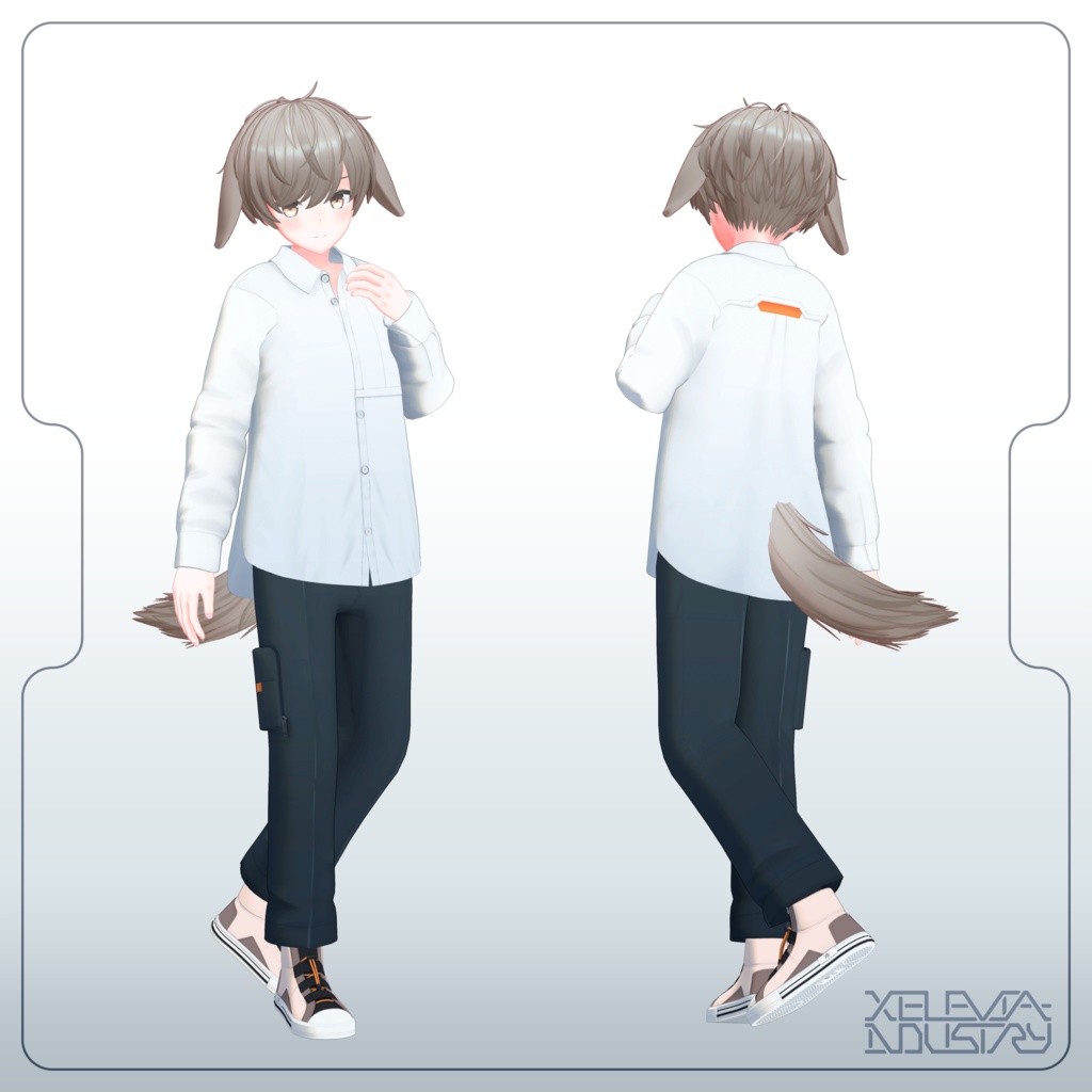 オリジナル3Dモデル『ノウル』