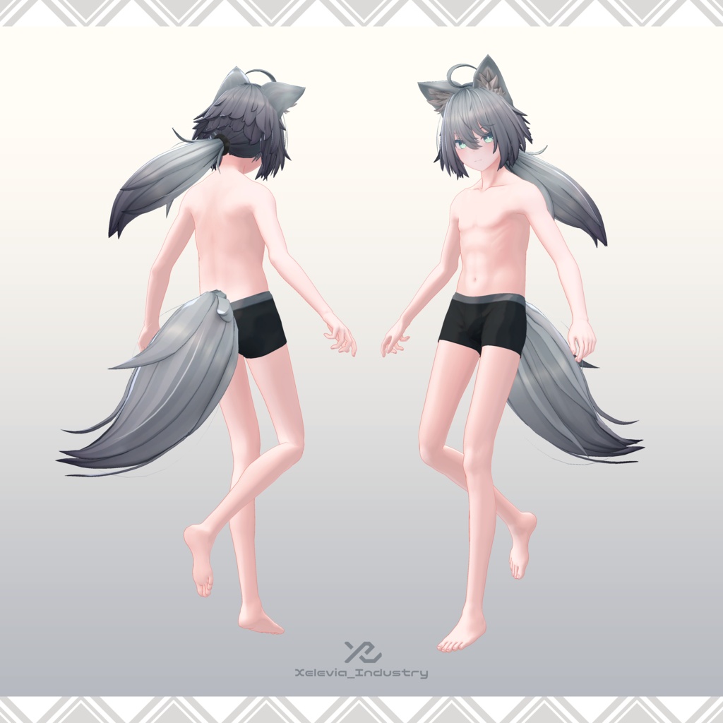 オリジナル3Dモデル『トネール』