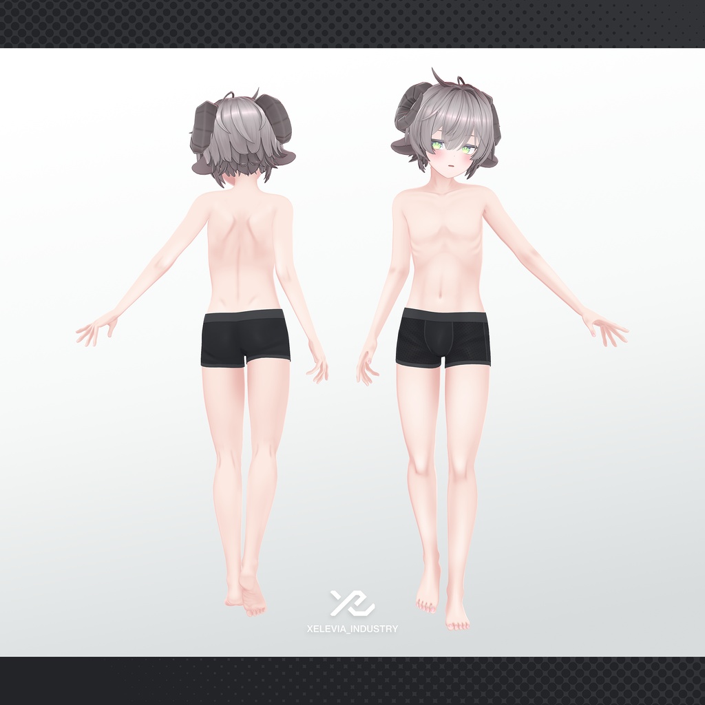 オリジナル3Dモデル『モルン』