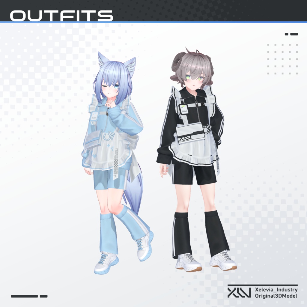 着せ替え用モデル『TrackSuitMaid』