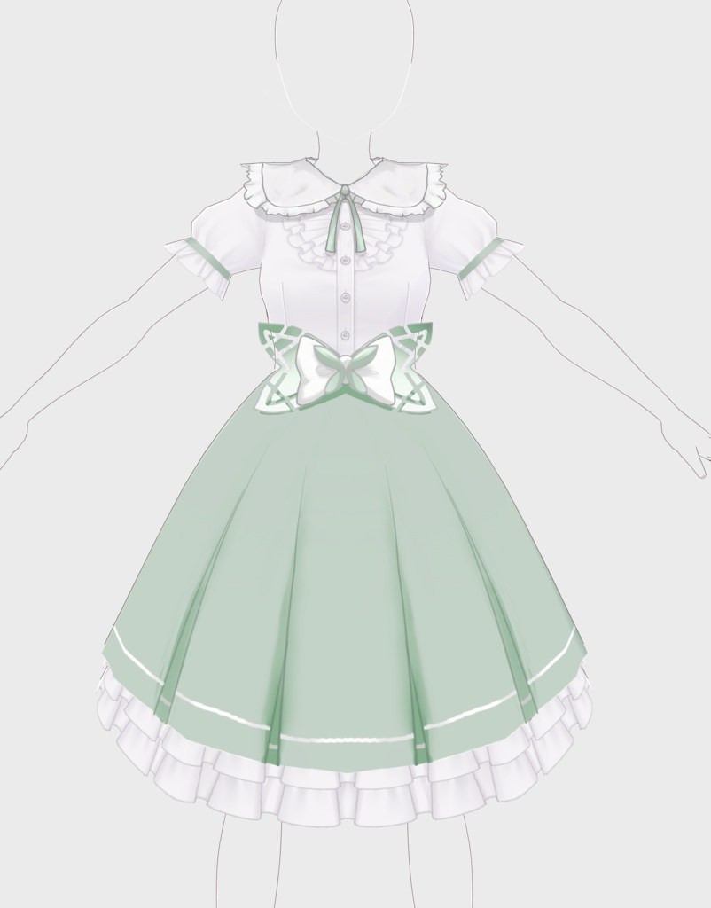 【vroid dress texture】DD001
