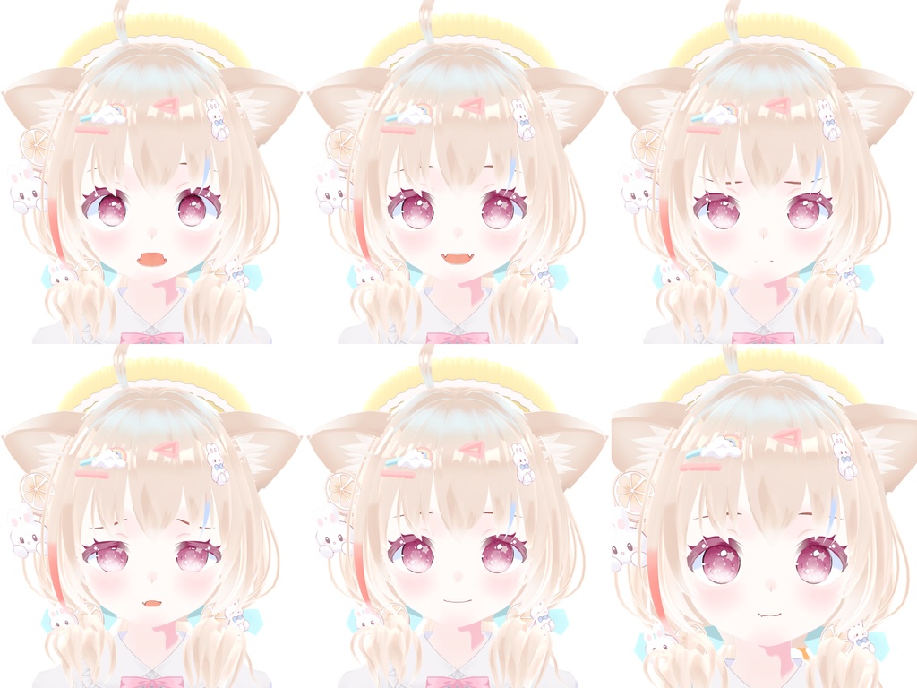 f03【vroid/vrm model】cuteloli3Dmodel