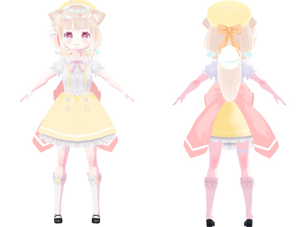 f03【vroid/vrm model】cuteloli3Dmodel