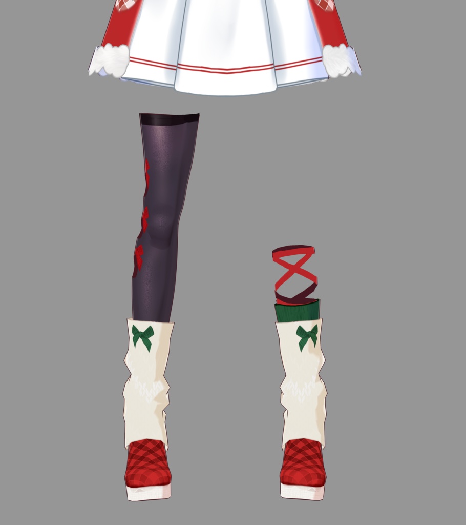 【VRoid衣装】Christmas style Lolita dressⅡ