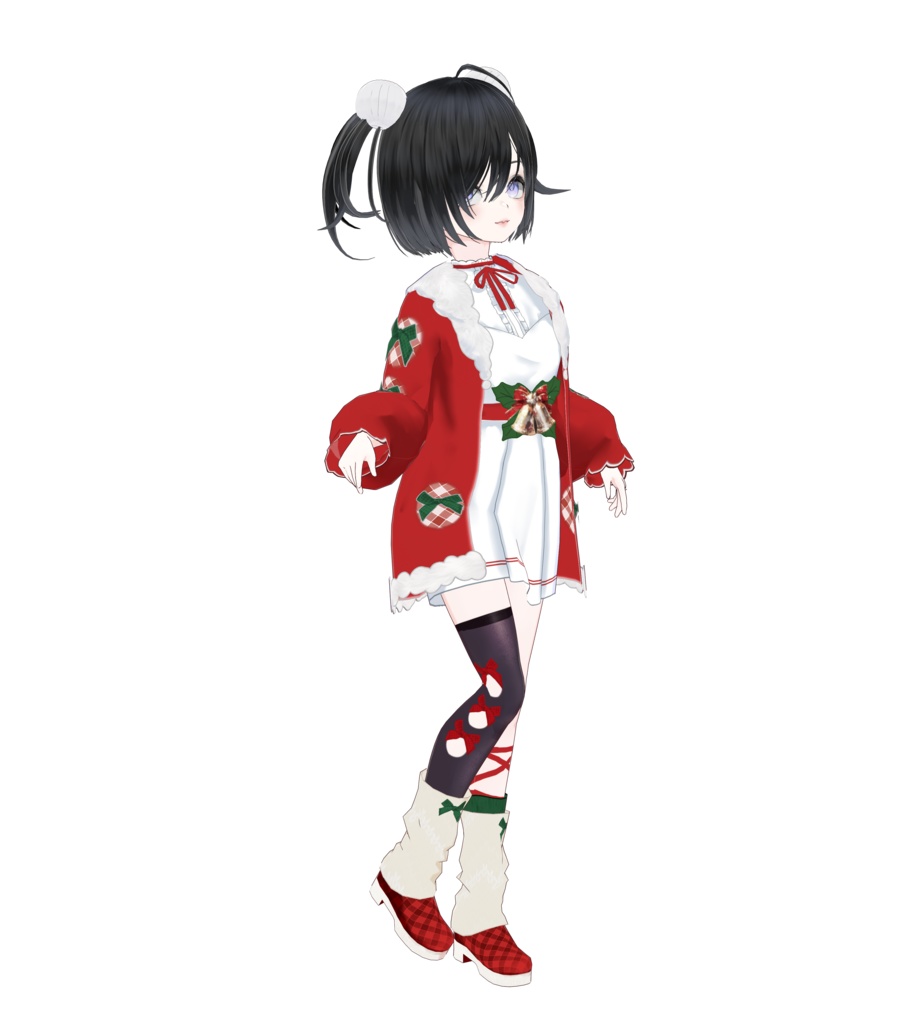 【VRoid衣装】Christmas style Lolita dressⅡ