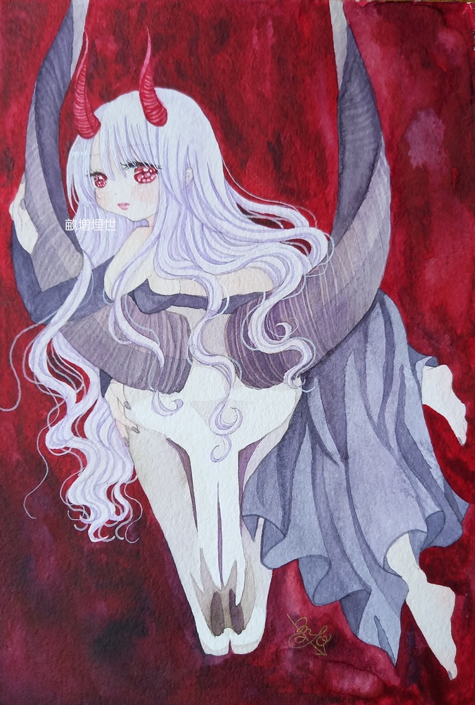 オリジナルイラスト【今も傍に…】